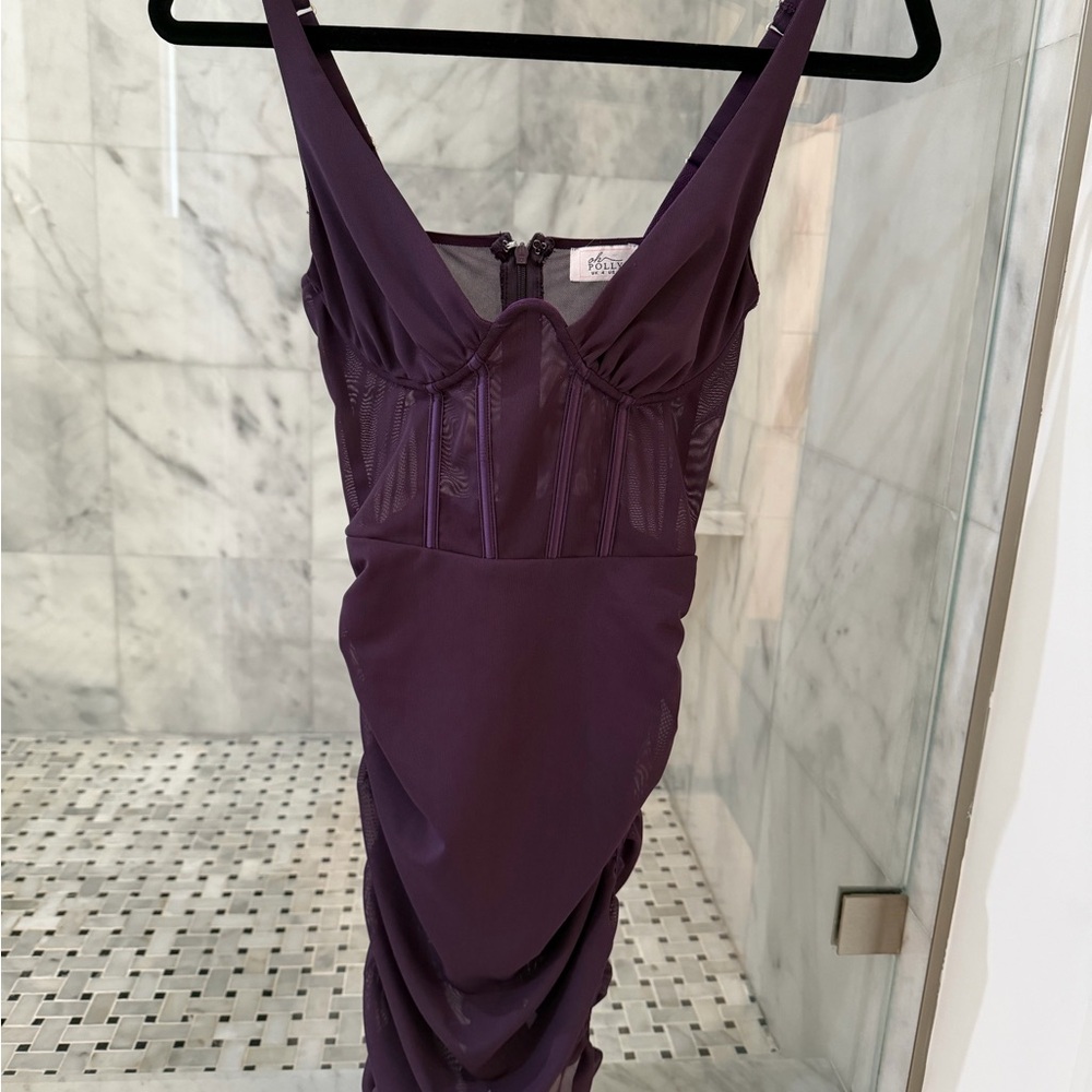 Oh Polly Purple Mini Dress